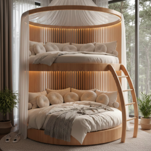 Bunk round bed